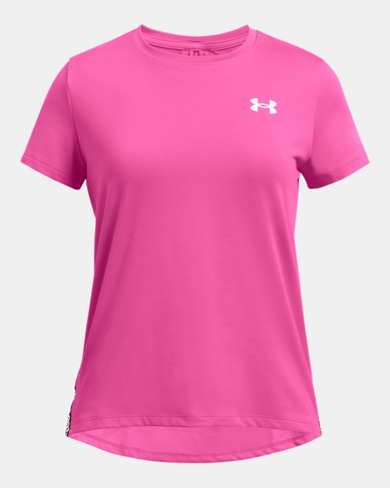 Girls' UA Knockout T-Shirt, Pink, pdpMainDesktop image number 0